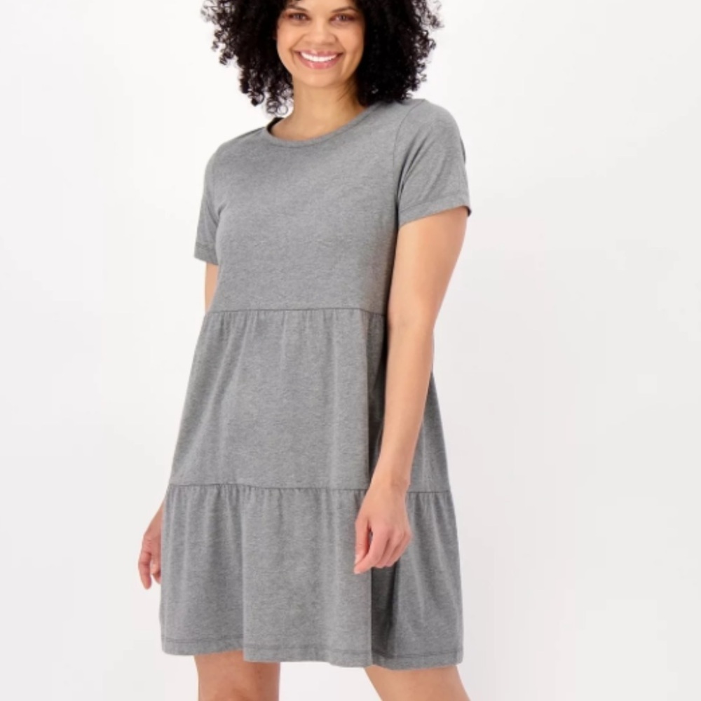 Koolaburra by UGG Cotton Rayon Tee Tier Dress - Large - Picture 1 of 5